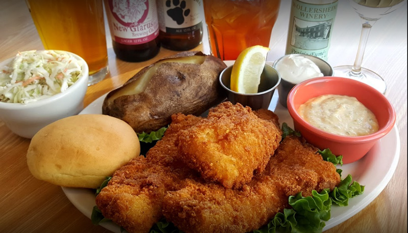 Friday Fish Fry at Riviera Bowl Sauk City WI