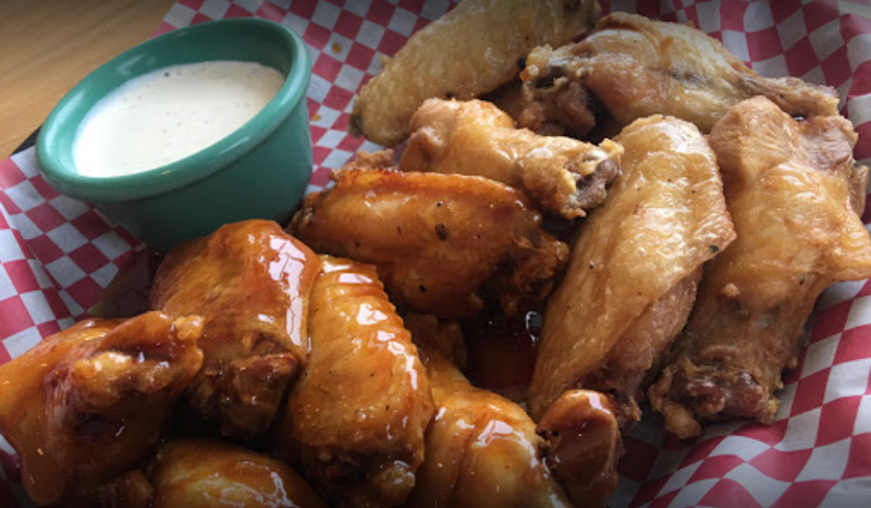 Wings at Riviera Bowl & Pizzeria, Sauk City WI