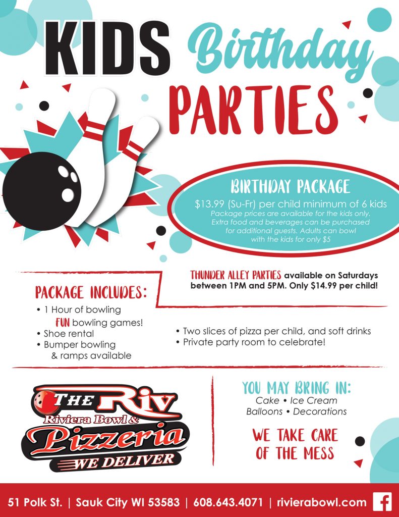 birthday party flyer